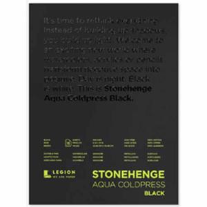 Legion Artist Stonehenge Aqua CP 140lb Black Pad- 9x12