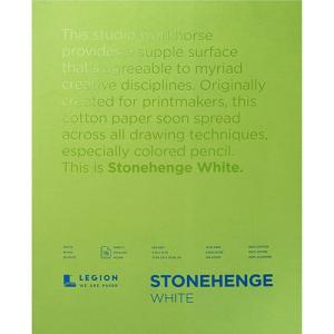 Legion Stonehenge Pad 11" x 14" - (15 sheets, 250gsm) White