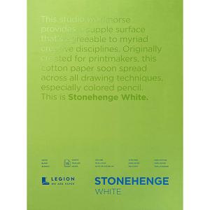 Legion Stonehenge Pad 18" x 24" - (15 Sheets, 250gsm) White