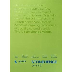 Legion Stonehenge Pad 5" x 7" - (15 Sheets, 250gsm) White