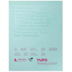 Legion Yupo Synthetic Paper 9" x 12", 104lb - (15 Sheets) Translucent