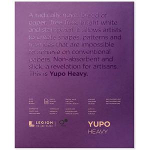 Legion Yupo Synthetic Paper 11" x 14", 144lb - (15 Sheets) Heavy Bright White