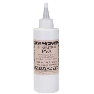 Lineco Books By Hand, PH Neutral PVA Adhesive, Archival Quality and Acid-Free, Dries Clear - 8oz BBHM217