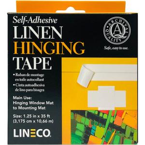 Lineco Linen Hinging Tape - (1.25" x 35') Self-Adhesive