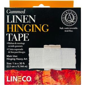 Lineco Linen Hinging Tape - (1" x 30') Gummed