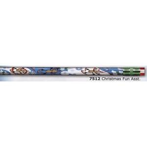Christmas Fun Asst Pencil