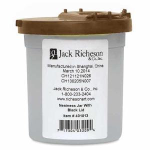 Richeson Neatness Jar W/Brown Lid