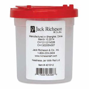 Richeson Neatness Jar W/Red Lid