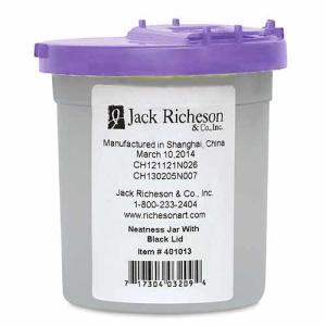 Richeson Neatness Jar W/Violet Lid