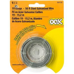 Ook Galvanized Steel Wire - (50ft), 19 Gauge