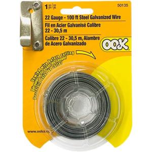 Ook Galvanized Steel Wire - (100ft), 22 Gauge