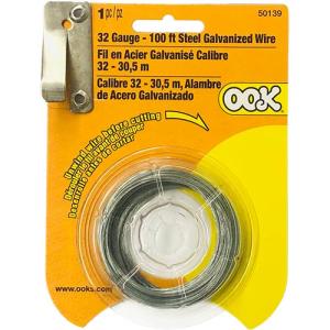 Ook Galvanized Steel Wire - (100ft), 32 Gauge