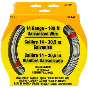 Ook Galvanized Steel Wire - (100ft), 14 Gauge