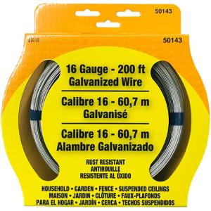 Ook Galvanized Steel Wire - (200ft), 16 Gauge