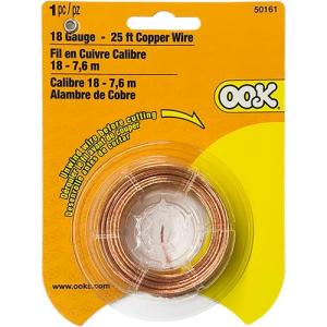 Ook Hobby Wire - (25ft) Copper, 18 Gauge