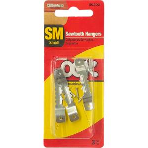 Ook Sawtooth Hangers - (3 Sets) Small