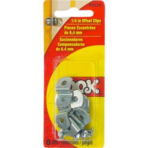 Ook Offset Clips - (8 Sets) 1/4"