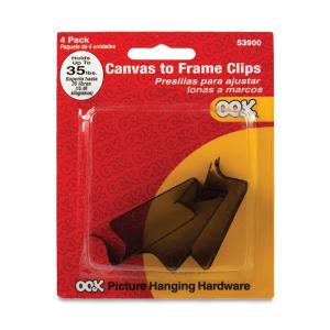 Ook Canvas to Frame Clips - (1 Set) 4 PC