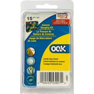 Ook Canvas Hanging Kit - (15 Pieces) 2 Large Sets
