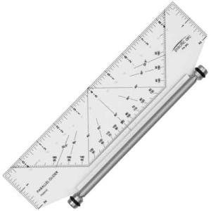 Pacific Arc Professional Parallel Glider Rolling Ruler - 10"