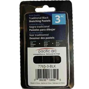 Pacific Arc Black Sketching Pastel Set (3pc)