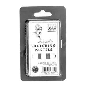 Pacific Arc White Sketching Soft Pastel Set (3ct)