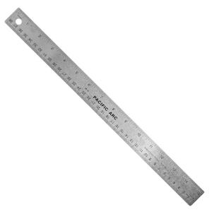 Pacific Arc 15" Stainless Steel Non-Skid Ruler
