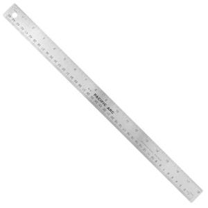 Pacific Arc 18" Stainless Steel Non-Skid Ruler