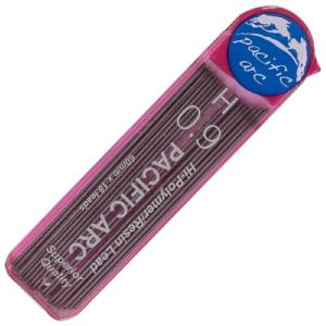 Pacific Arc Hi-Polymer Resin Mechanical Pencil Lead Refills  0.9mm H (18ct tube)
