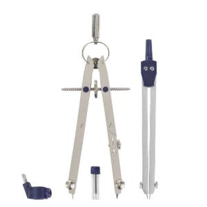 Pacific Arc 6" Spring Bow Compass & Divider Drafting Set