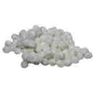 Pepperell Crafts Mini Pom Poms 8mm - (100 Pieces) Grey