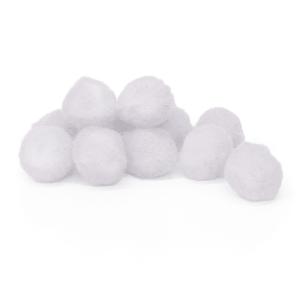 Pepperell Crafts Pom Poms 1/2" - (100 Pieces) White