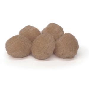 Pepperell Crafts Pom Poms 1?  (100 Pieces) Beige