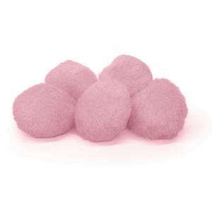 Pepperell Crafts Pom Poms 1?  (100 Pieces) Pink