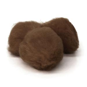 Pepperell Crafts Pom Poms 2" - (25 Pieces) Brown