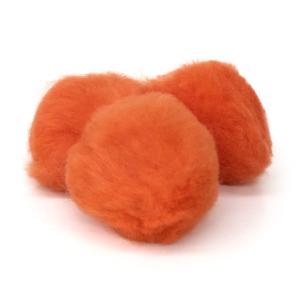 Pepperell Crafts Pom Poms 2" - (25 Pieces) Orange