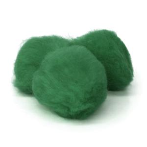 Pepperell Crafts Pom Poms 2" - (25 Pieces) Christmas Green