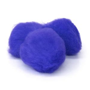 Pepperell Crafts Pom Poms 2" - (25 Pieces) Royal Blue
