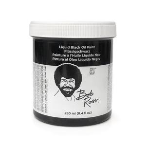 Bob Ross Liquid Oil Paint - (8oz237ml/) Black