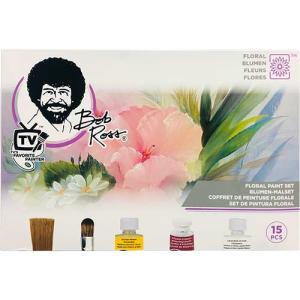 Bob Ross Floral Paint Set  - (15 Pieces) Flower Painting   R6470