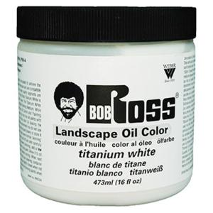 Bob Ross Landscape Oil Color  (16oz/473ml) Titanium White