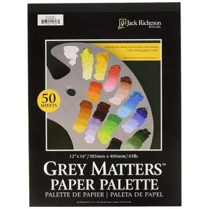 Richeson Grey Matters Paper Palette Pad 12" x 16" - (50 Sheets)
