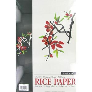 Richeson Rice Paper Pad 12" x 18" - (50 Sheets)
