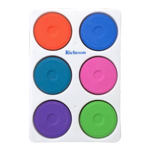 Richeson Large Tempera Cake Set - (6 Colors) Secondary Colors