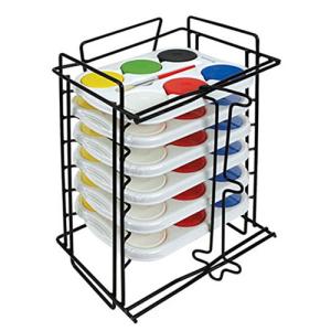 Richeson Large Tempera Cake Sets With Rack (6 sets)