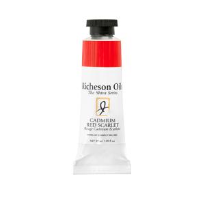 Richeson Shiva Series Oil Paint - (1.25oz/37ml) Cadmium Red Scarlet
