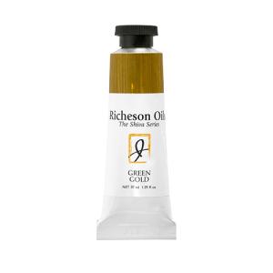 Richeson Shiva Series Oil Paint - (1.25oz/37ml) Green Gold