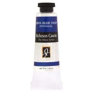Richeson Shiva Series Casein Paint - (1.25oz/37mL) Shiva Blue Deep