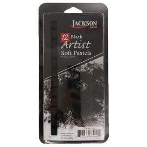 Richeson Jackson Black Soft Pastel Set (12 count)