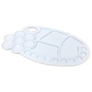Jack Richeson Plastic Paint Palette - 21 Well Flower & Hole  400246
